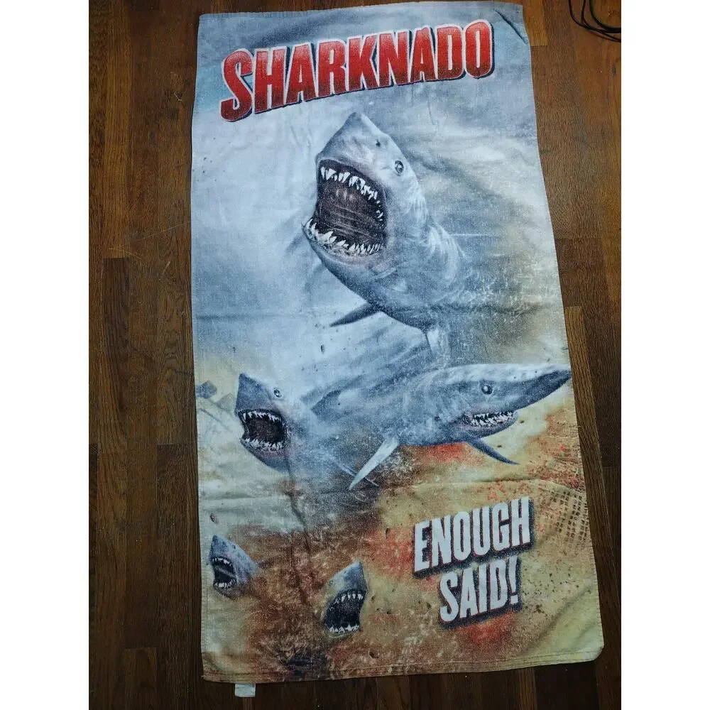 2014 Sharknado beach towel RARE Tara Reid first original movie enough Said